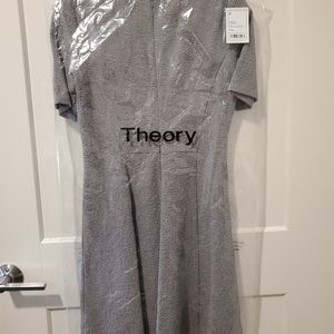 New Theory Gray new mini dress size 6
